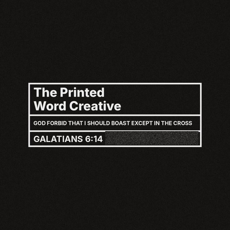 Printed verse tag inside the collar