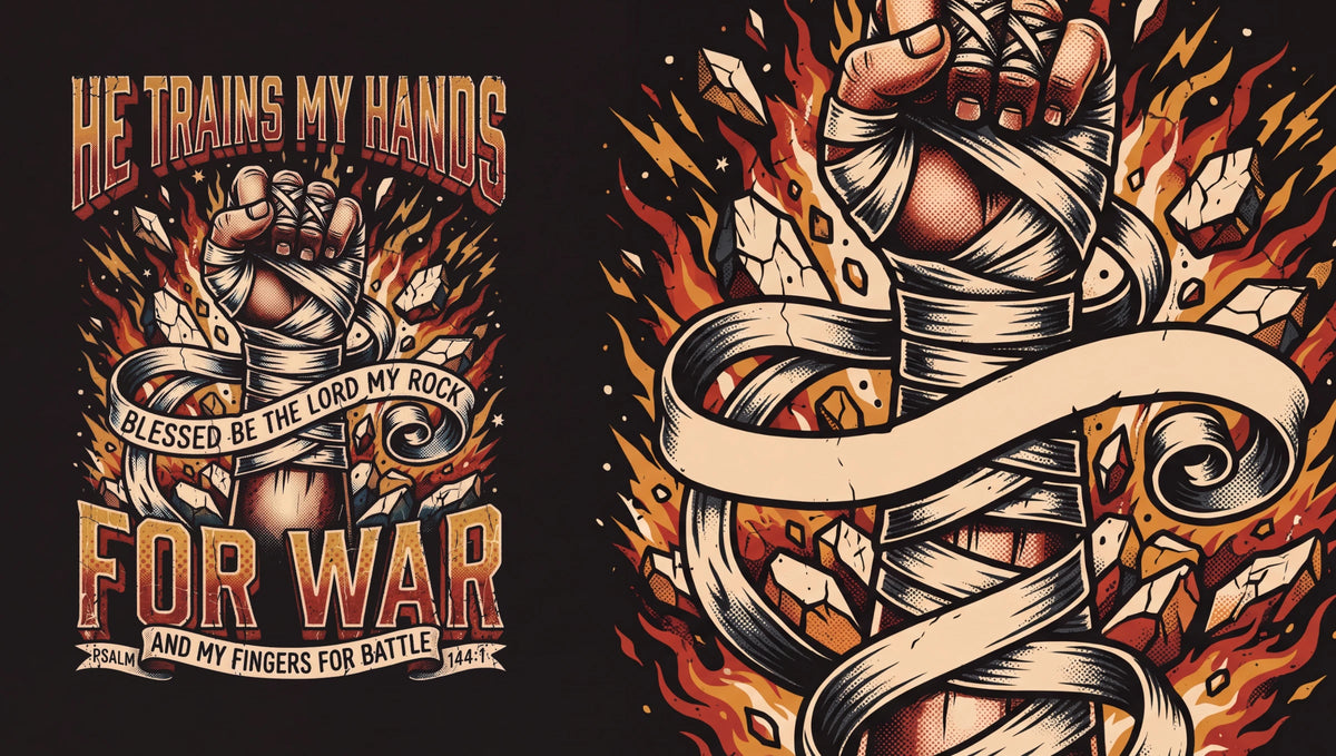 He Trains My Hands artwork