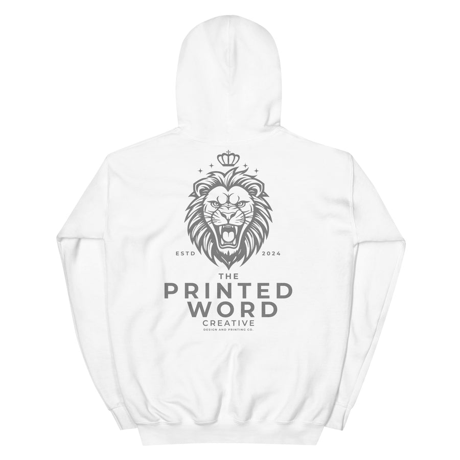 The Printed Word Lion garment, back