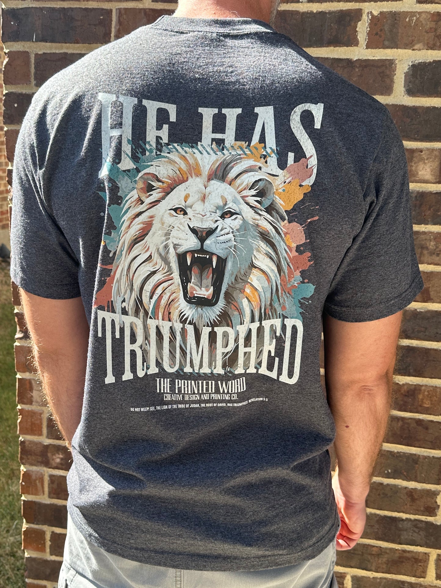 He Has Triumphed - Heavyweight Street Tee