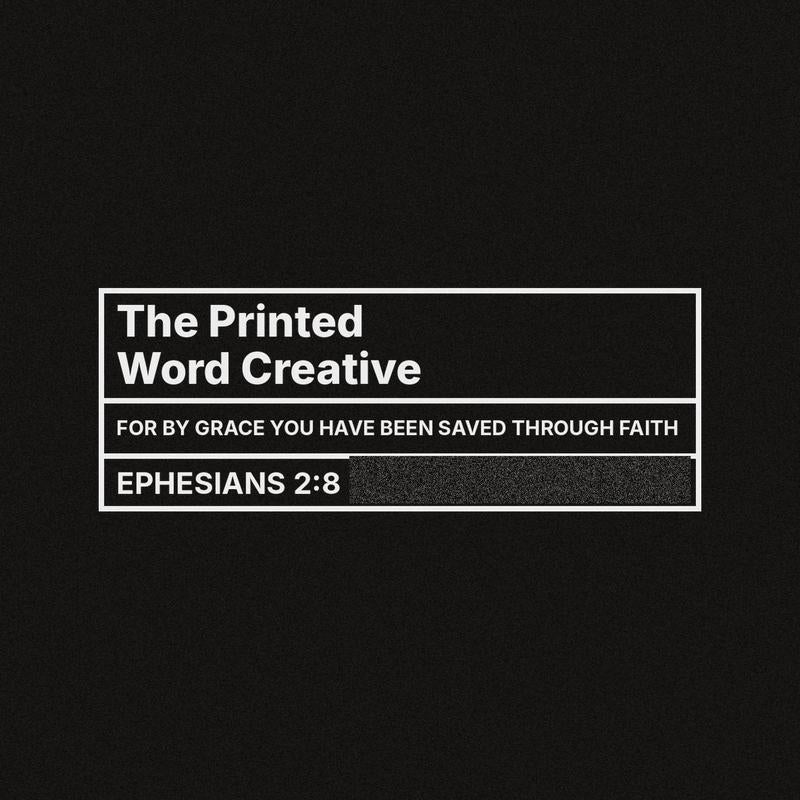Printed verse tag inside the collar