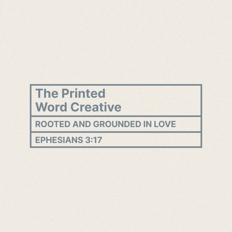 Printed verse tag inside the collar
