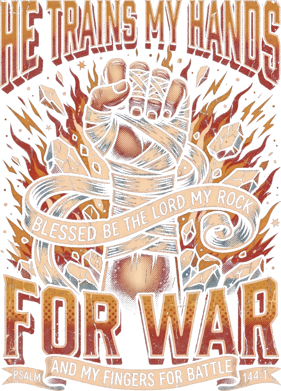 He Trains My Hands artwork