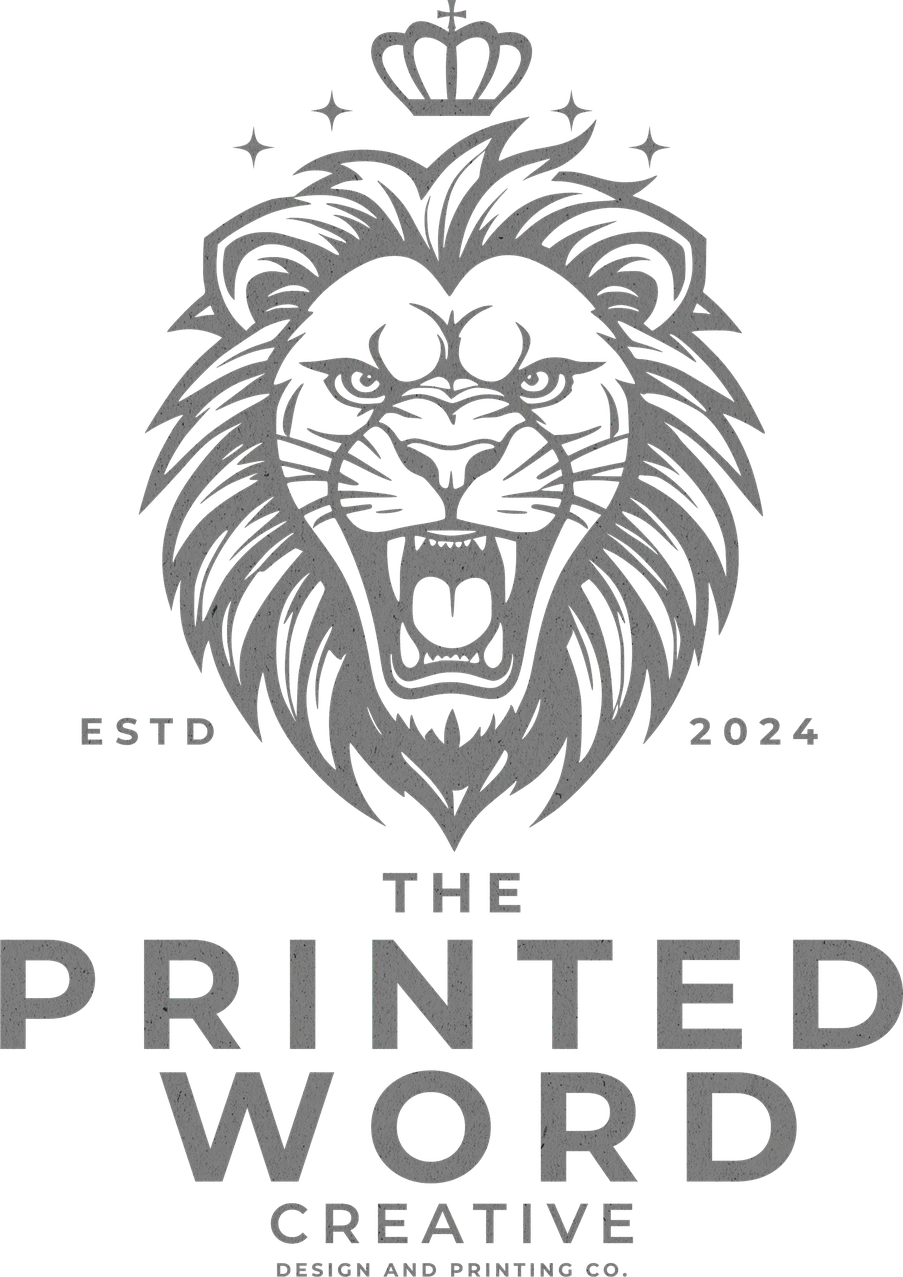 The Printed Word Lion artwork