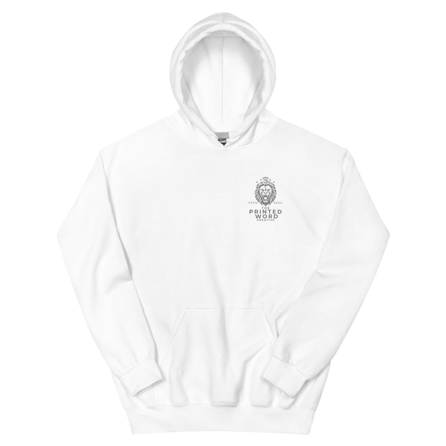 The Printed Word Lion garment, front